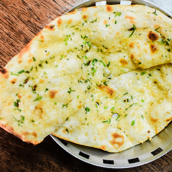 Cheesy Garlic Naan